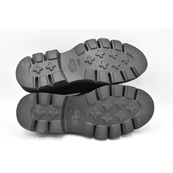 Sofft Womens Size 7.5 Satara Black Suede Slip On Loafers Shoes - Picture 6 of 10